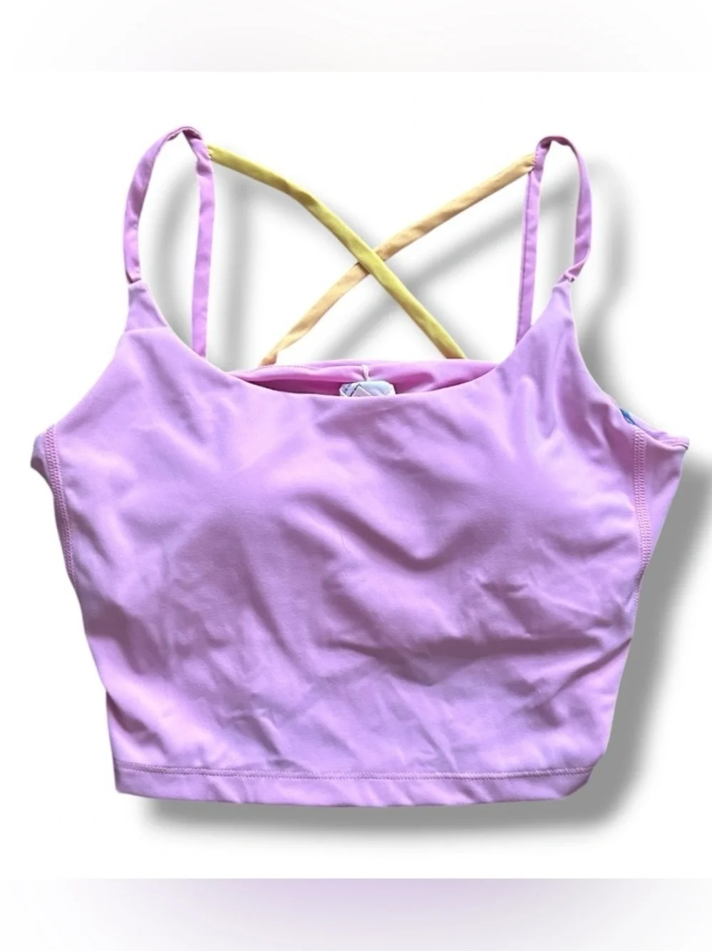 Roller Rabbit Hearts Pink Strappy Sports Bra Women’s Size Small Workout Athletic
